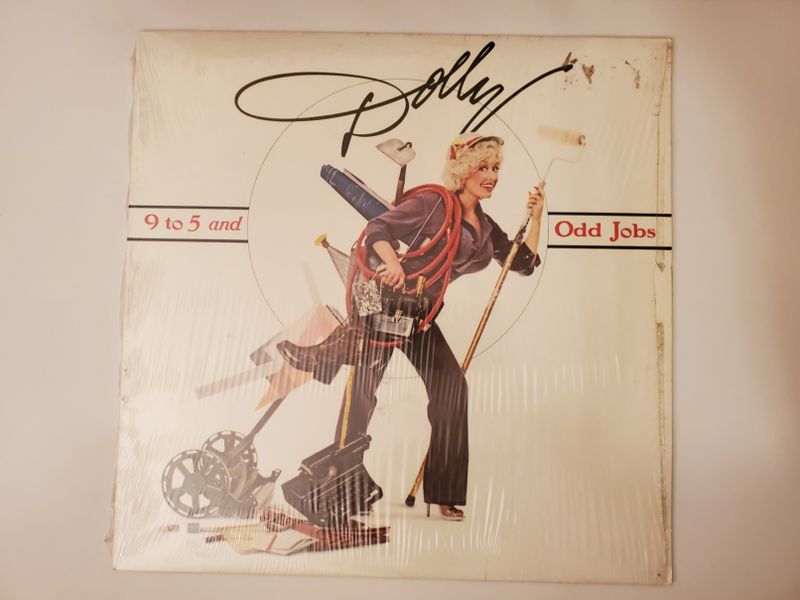 Dolly Parton 9 to 5 and Odd Jobs vinyl record